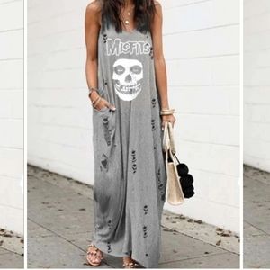 Misfits skull tank top Dress